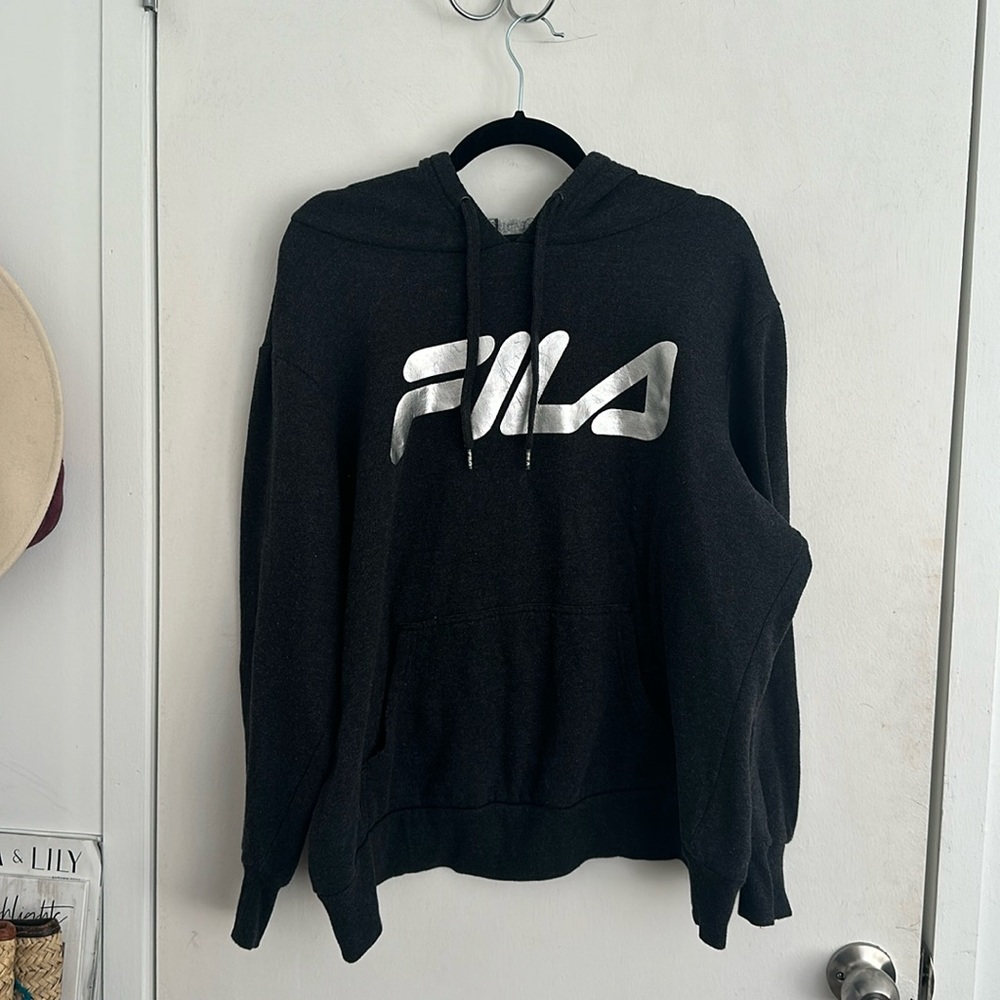 fila dark grey & silver sweatshirt